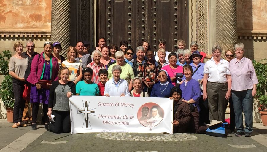 Mercy representatives on Rome pilgrimage, 2016